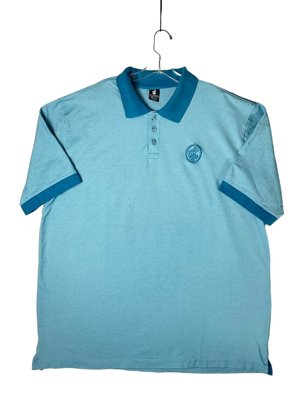 Rocawear Men’s 3XLG Blue Polo Shirt – Urban Hip-Hop Style, Short Sleeve Golf